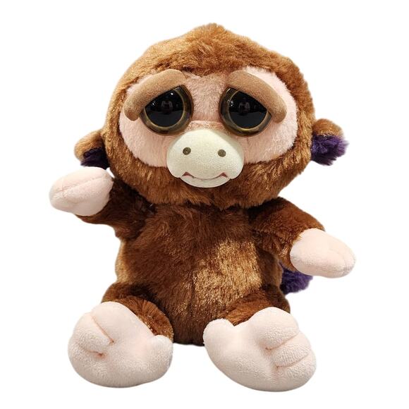 Feisty Pets Grandmaster Funk Monkey Gentle to Mean Face 7" Plush Stuffed Animal - Picture 1 of 10